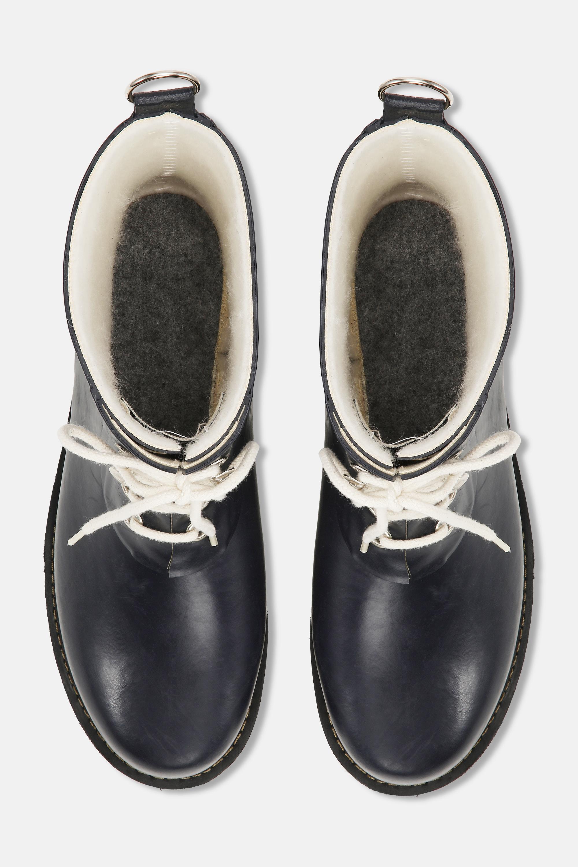 Short Rubber Boots - Dark Indigo